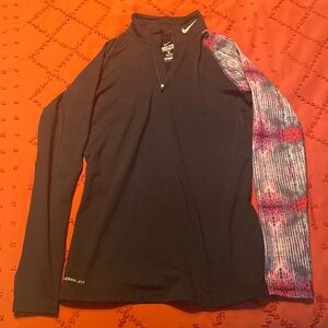 Nike dri-fit quarter zip